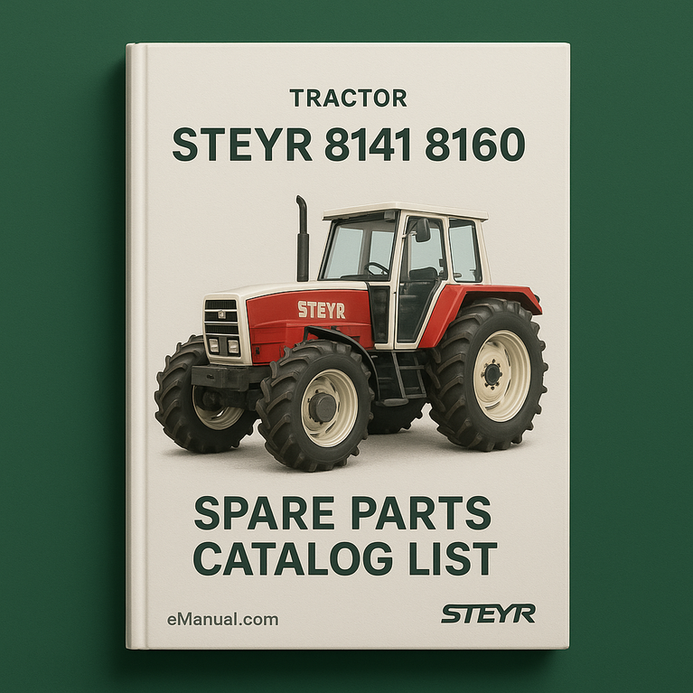 Steyr 8141 8160 Spare Parts Catalog List