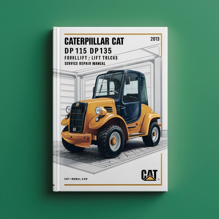 Caterpillar Cat DP100 DP115 DP135 DP150 Gabelstapler-Service-Reparaturhandbuch