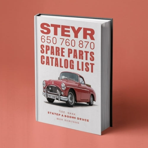 Steyr 650 760 870 Spare Parts Catalog List