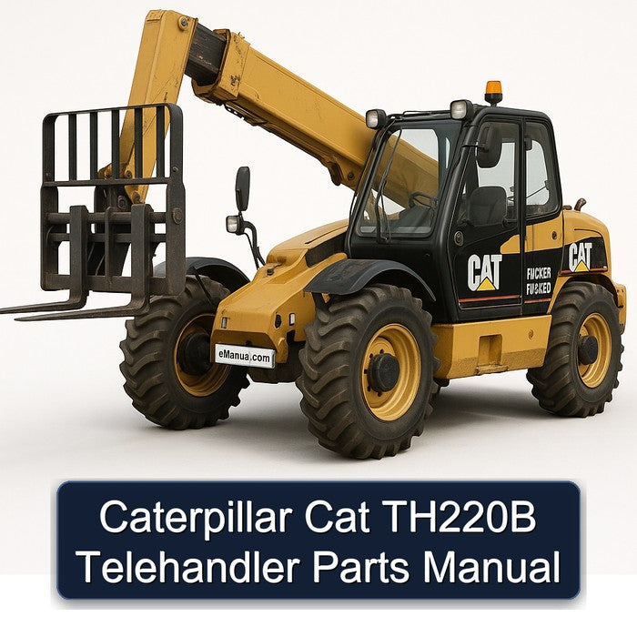 Caterpillar CAT TH220B Telehandler Parts Catalog PDF