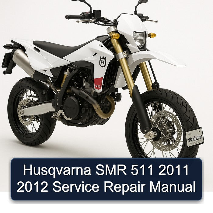 2011-2012 Husqvarna SMR Models 511 Service Repair Workshop Manual PDF
