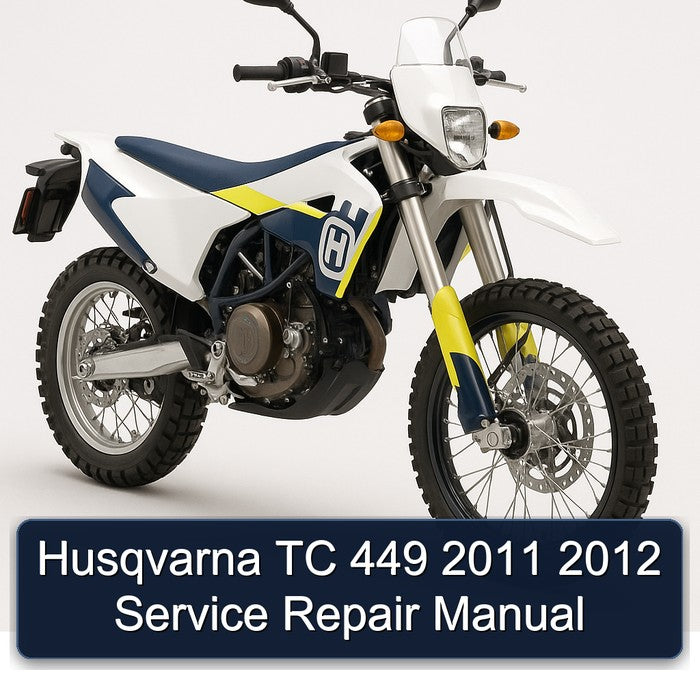 2011-2012 Husqvarna TC Models 449 Service Repair Workshop Manual PDF