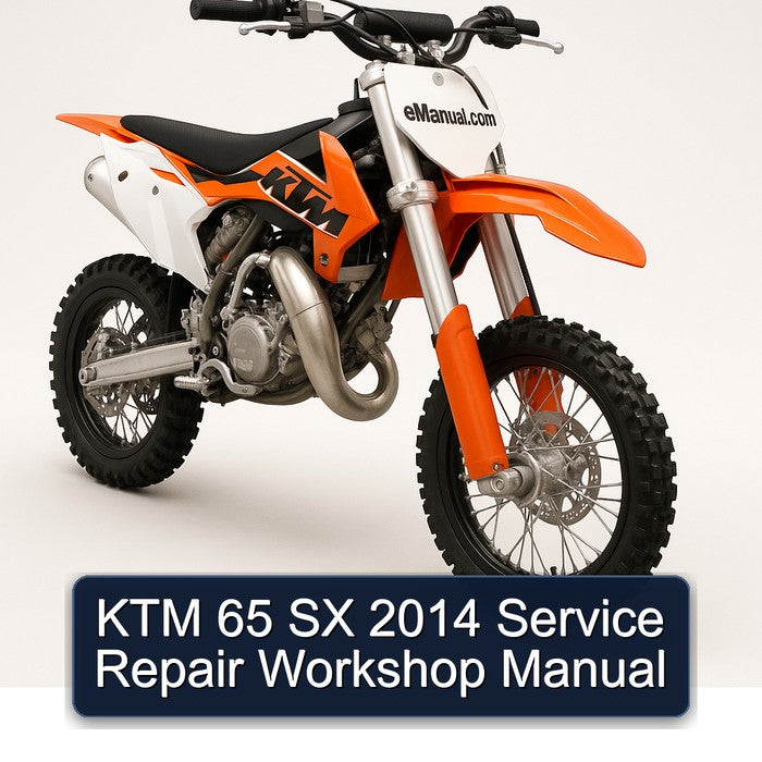 2014 KTM 65 Service Repair Workshop Manual PDF