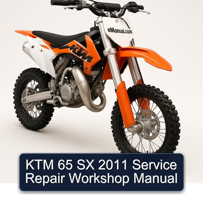 2011 KTM 65 Service Repair Workshop Manual PDF