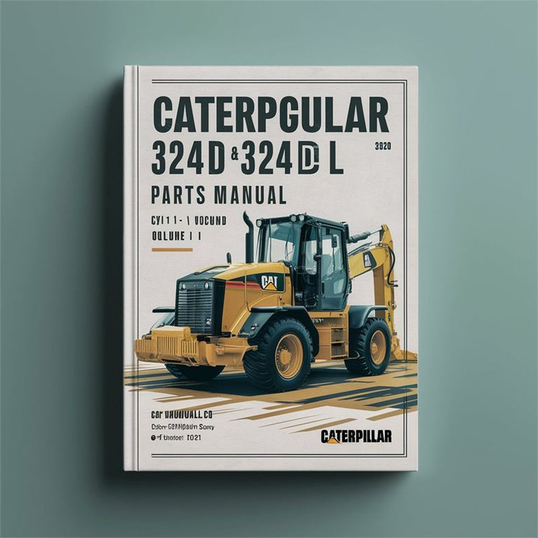 Caterpillar 324D L Excavators Parts CJX1-UP (MACHINE) DFP1-UP Volume I II Catalog PDF