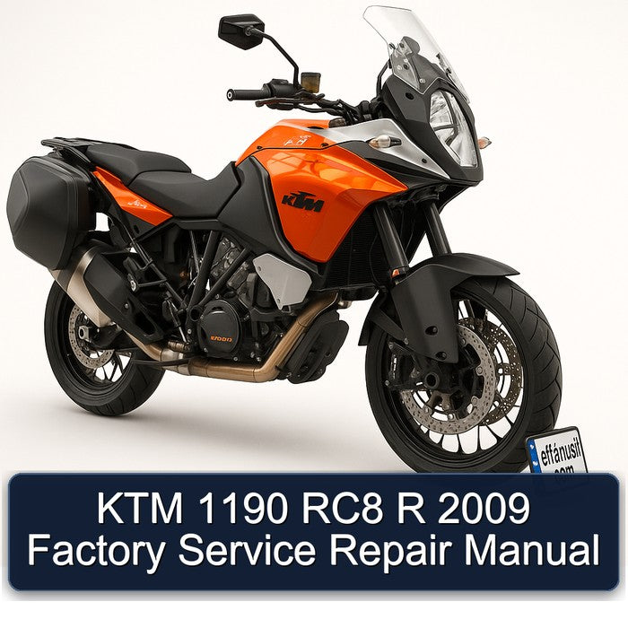 2009 KTM 1190 RC8 R Service Repair Workshop Manual PDF