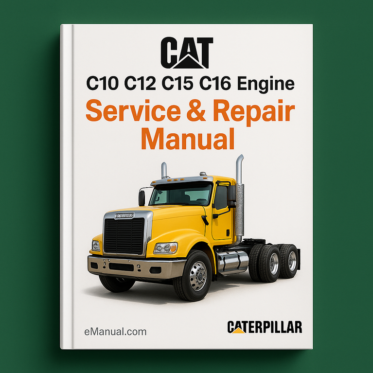 Cat Caterpillar C10 C12 C15 C16 C18 Engine Service Repair Ma
