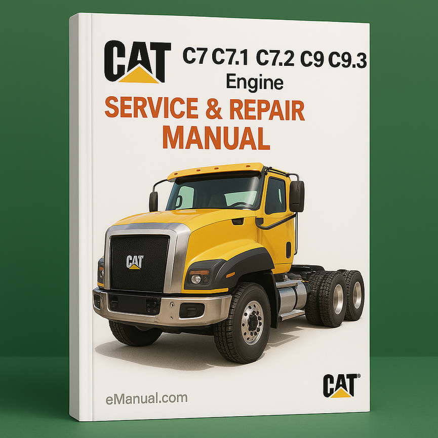 Cat Caterpillar C7 C7.1 C7.2 C9 C9.3 Engine Service Repair M