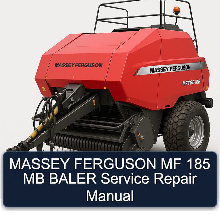 Massey Ferguson MF 185 MB Baler Service Repair Workshop Manual PDF