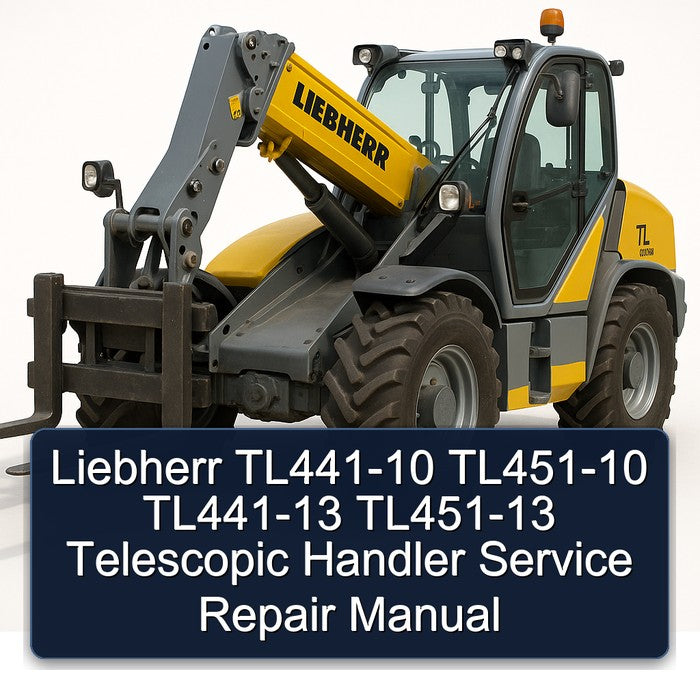Liebherr TL441-10 TL451-10 TL441-13 TL451-13 Telescopic Handler Service Repair Workshop Manual PDF