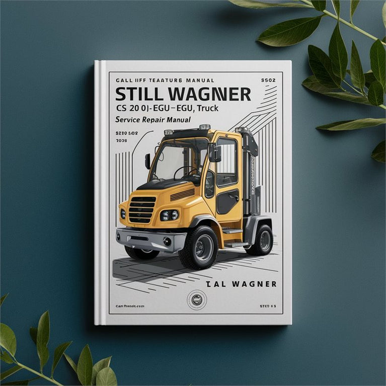 Still Wagner CS 20 EGU-S EGD-S EGU EGV High Lift Pallet Truck Service Repair Workshop Manual PDF