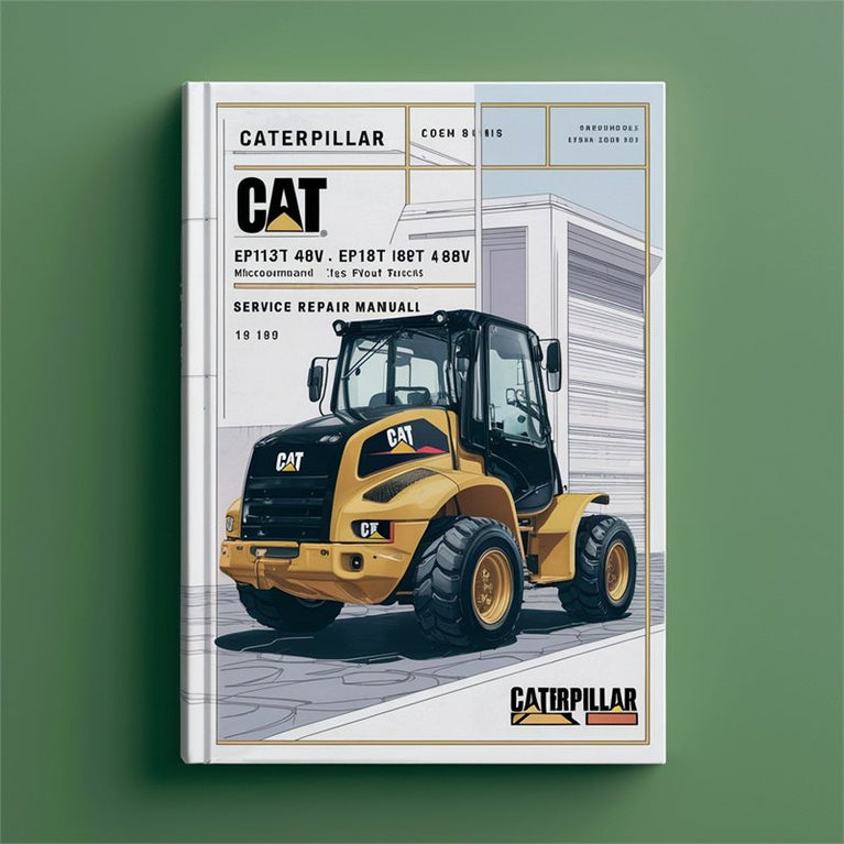 Caterpillar CAT EP13T EP20T Lift Trucks (microcommand Control System) Service Repair Workshop Manual PDF