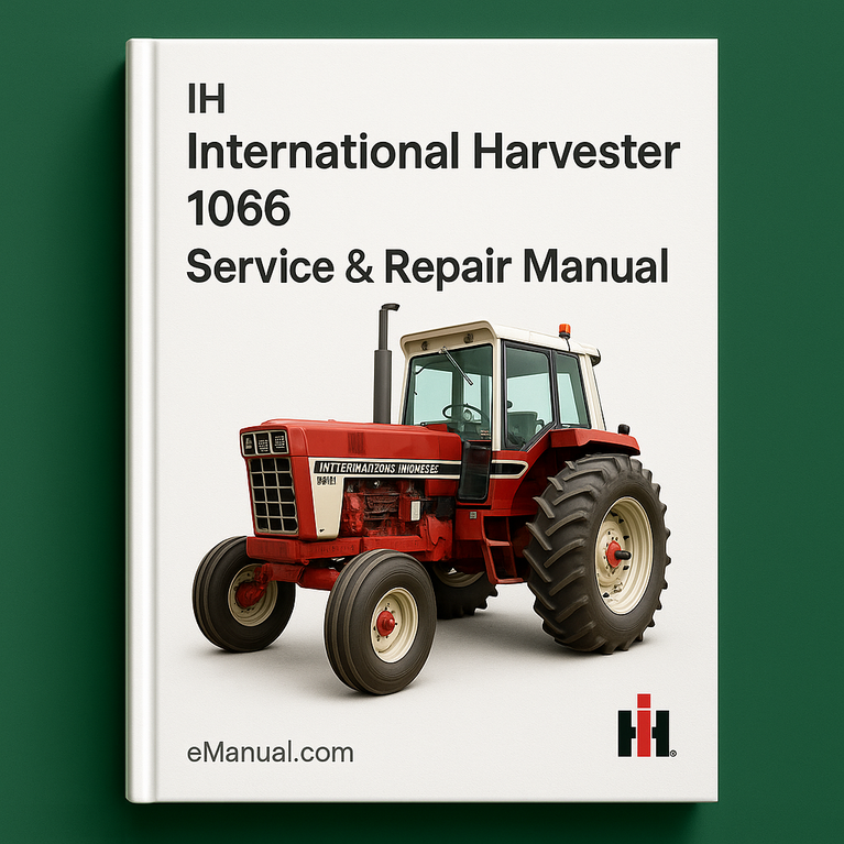 IH International Harvester 1066 Service Repair Manual