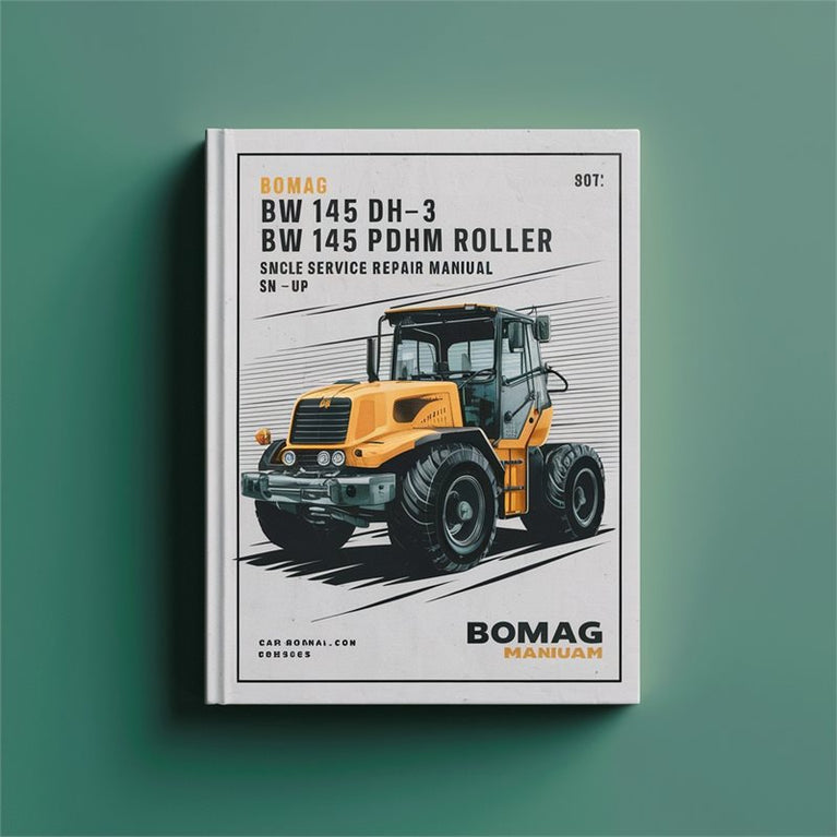 Bomag BW 145 DH-3 PDH-3 Single Drum Roller SN 901581481003 UP Service Repair Workshop Manual PDF