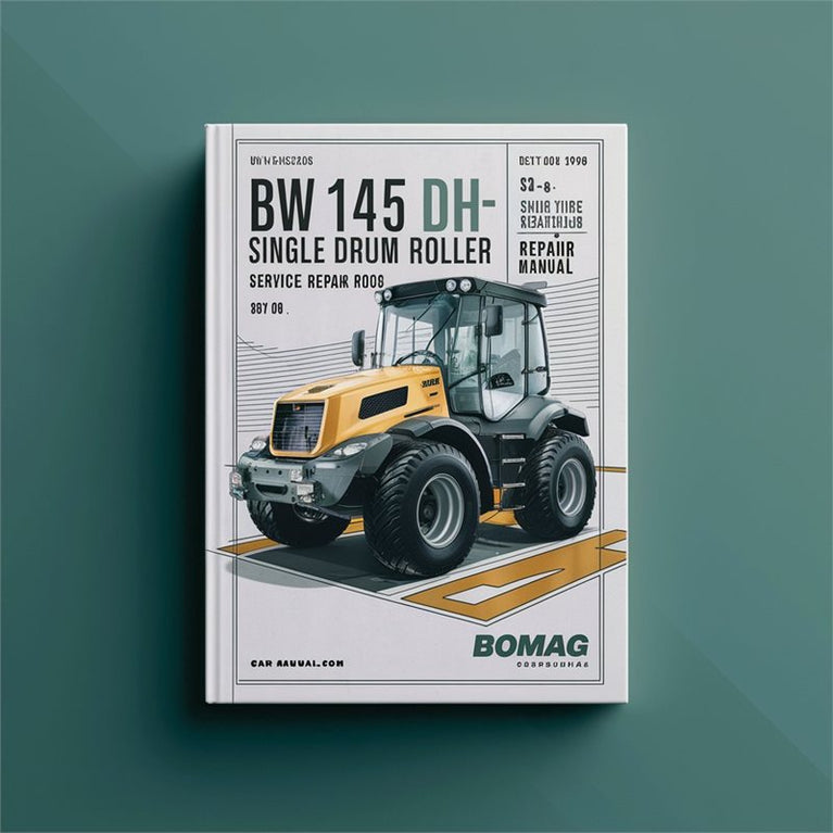 Bomag BW 145 DH-3 PDH-3 Single Drum Roller SN 901581491016 UP Service Repair Workshop Manual PDF