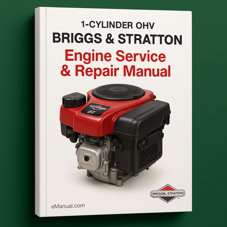 BRIGGS STRATTON 1-CYLINDER OHV Engine Service Repair Manual