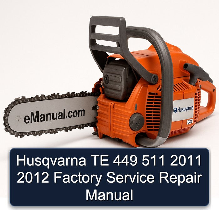 2011-2012 Husqvarna TE Models 449 511 Service Repair Workshop Manual PDF