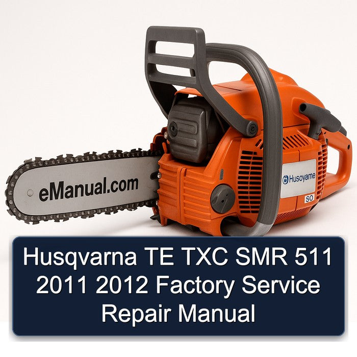 2011-2012 Husqvarna SMR Models TE TXC 511 Service Repair Workshop Manual PDF