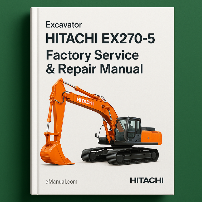 Hitachi EX270-5 Excavator Factory Service Repair Manual