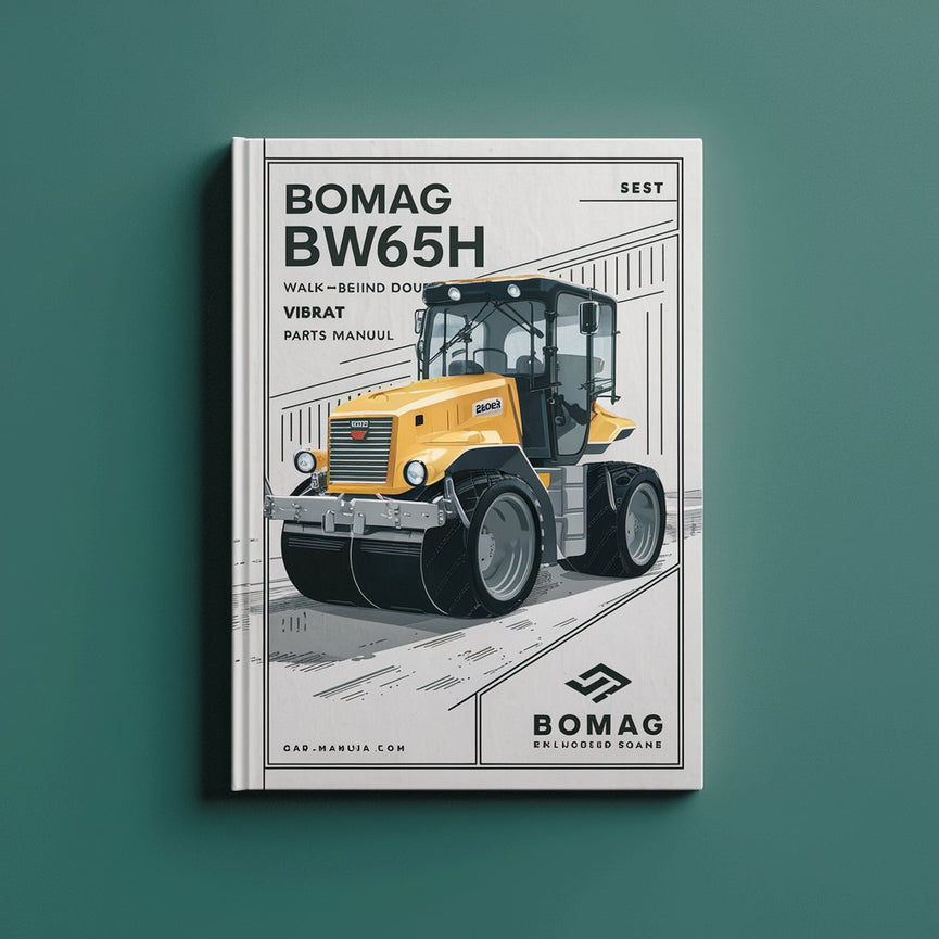 BOMAG BW65H WALK-BEHIND DOUBLE DRUM VIBRAT Roller Parts Manual