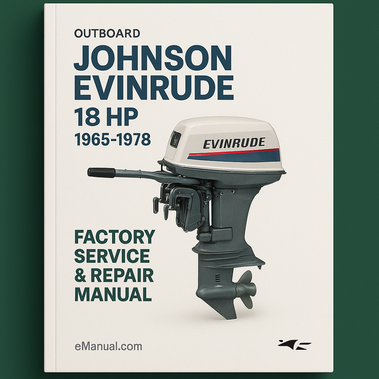 Johnson Evinrude 18 HP 1965-1978 Factory Service Repair Manual
