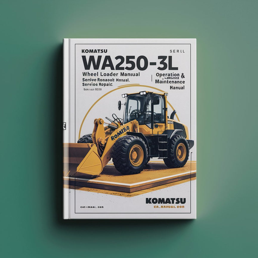 Komatsu WA250-3L Wheel Loader Service Repair Manual + Operation & Maintenance Manual (Serial Number: A70001 and up)