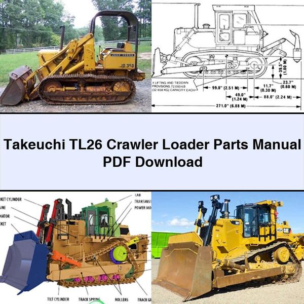 Manual de piezas del cargador sobre orugas Takeuchi TL26 Descargar PDF