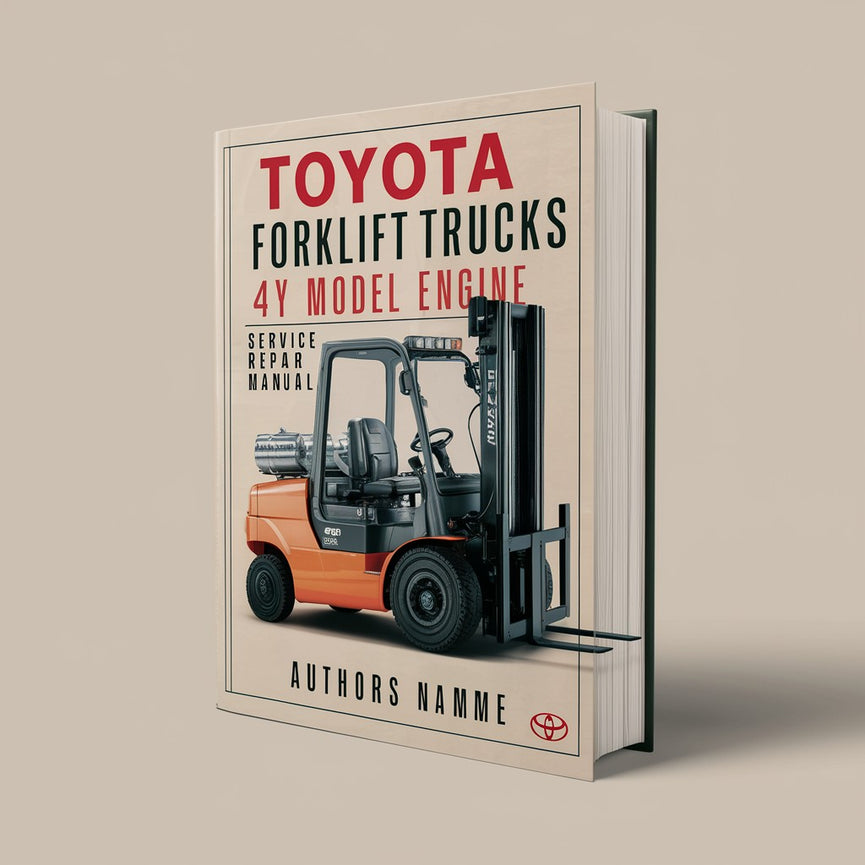 Toyota Forklift Trucks 4Y Model Engine Service Repair Manual