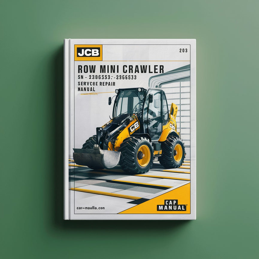 JCB 8085 ZTS ROW Mini Crawler ExcavatorS SN 2366533-2366533 Service Repair Manual