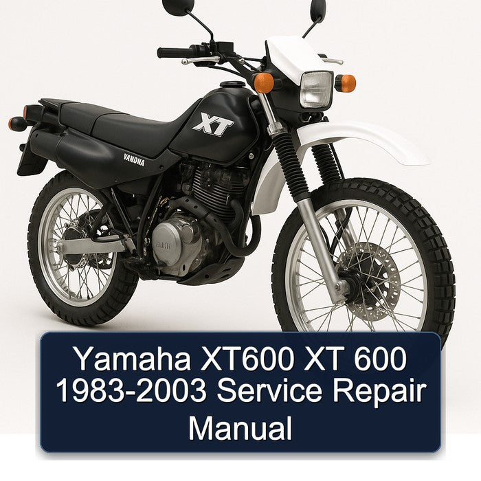 1983-2003 Yamaha XT Models XT600 600 Service Repair Workshop Manual PDF