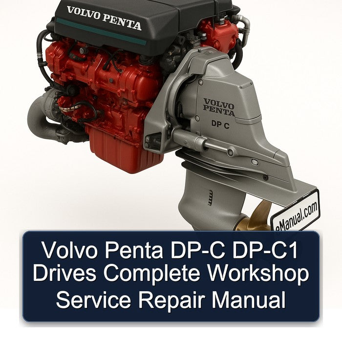 Volvo Penta DP-C DP-C1 Drives Service Repair Workshop Manual PDF