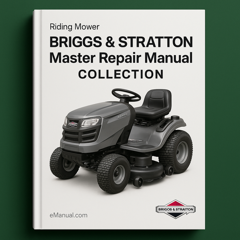 BRIGGS & STRATTON Master Repair Manual COLLECTION Service Manual