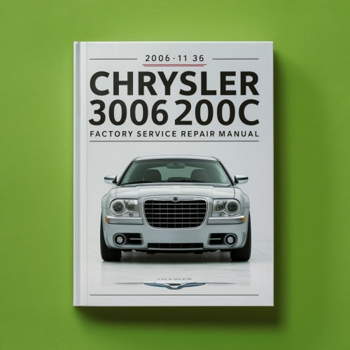 Chrysler 300 300C 2006-2010 Manual de reparación de servicio de fábrica