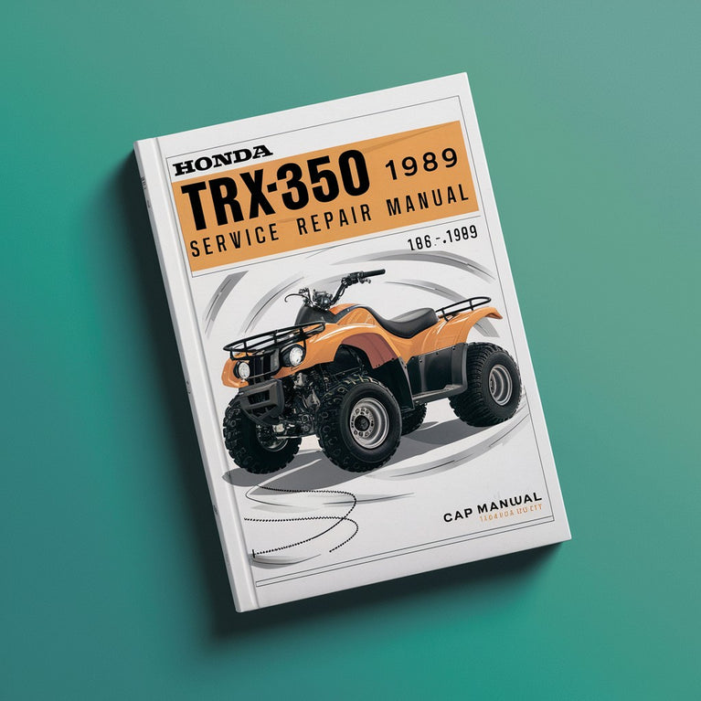 Honda Trx350 Atv 1986-1989 Service Repair Manual