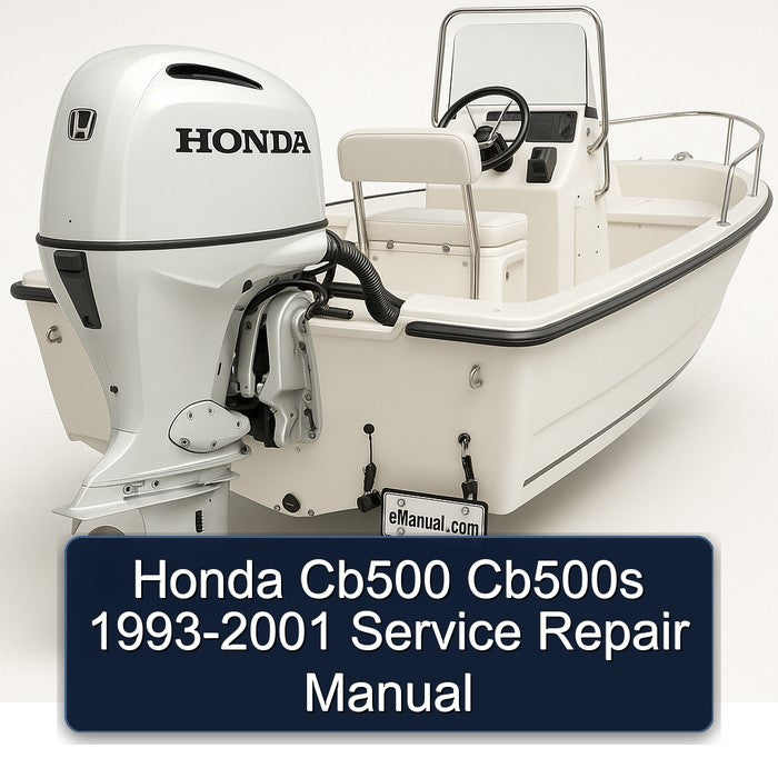 1993-2001 Honda CHF50 CB500 CB500S Service Repair Workshop Manual PDF