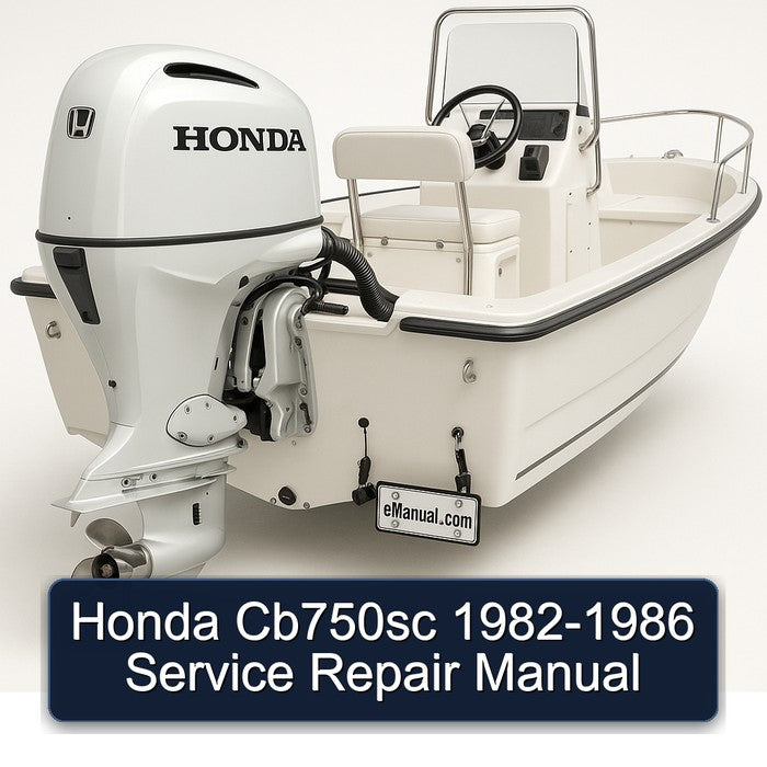 1982-1986 Honda CB Series CB750SC Service Repair Workshop Manual PDF