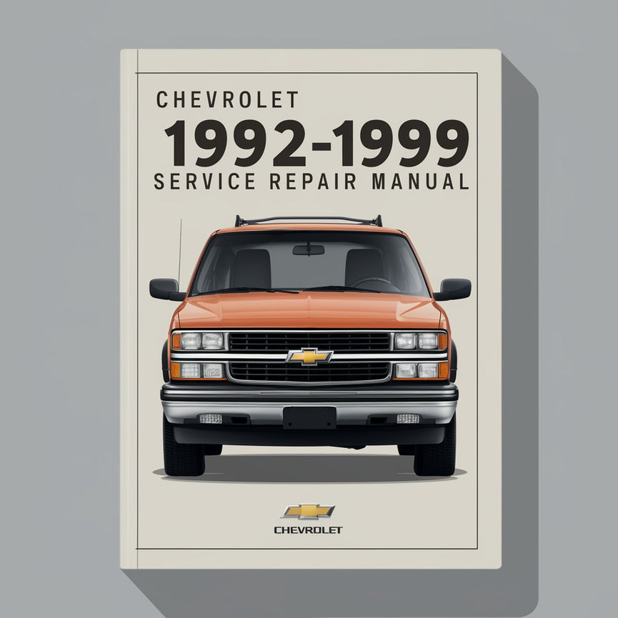 Chevrolet Suburban 1992-1999 Manual de reparación de servicio Descargar PDF