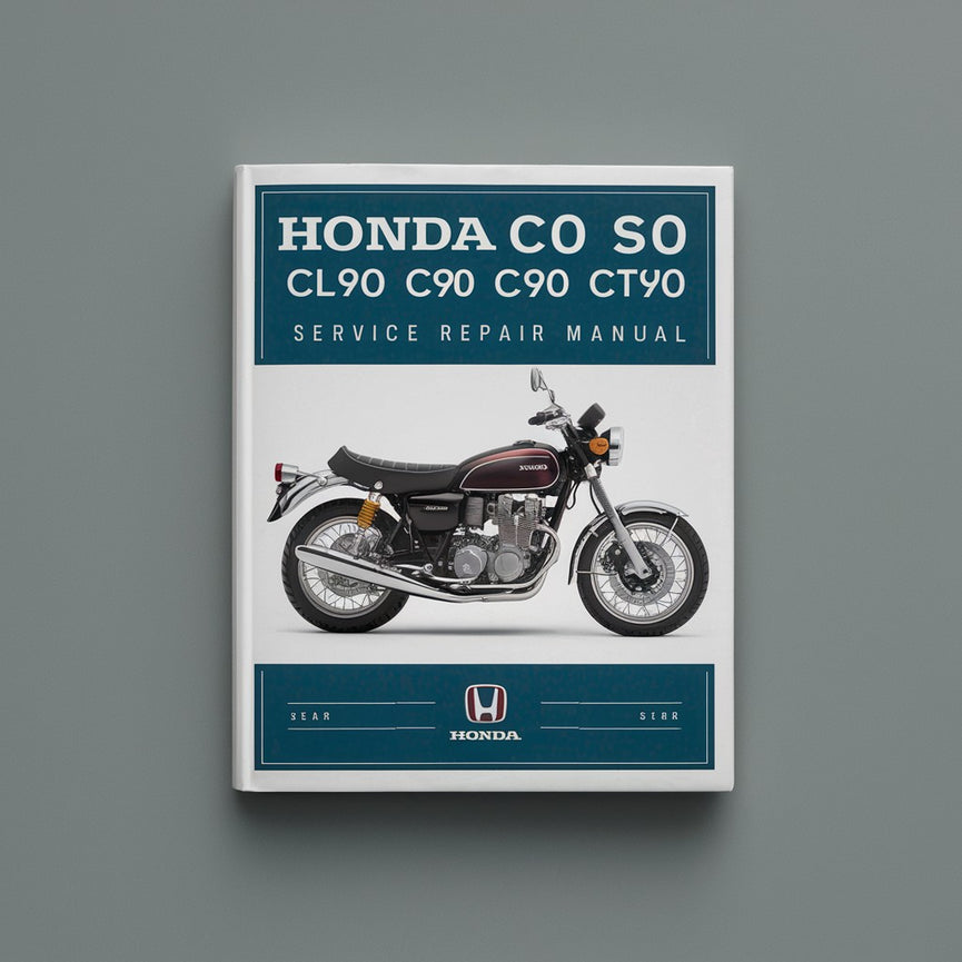 Honda C90 S90 Cl90 Cd90 Ct90 Service Repair Manual