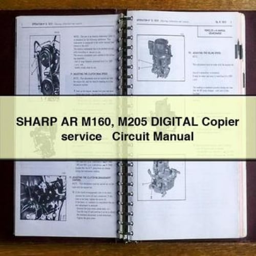 SHARP AR M160 M205 Digital Copier Service + Circuit Manual PDF Download