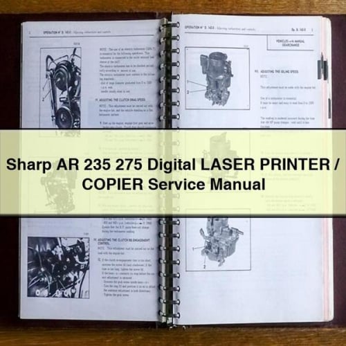 Sharp AR 235 275 Digitaler Laserdrucker/Kopierer Servicehandbuch