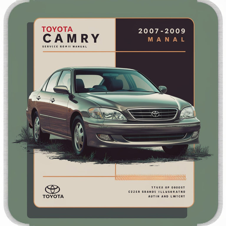 Toyota Camry Service Repair Manual 2007-2009