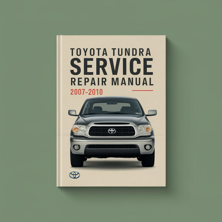 Manual de reparación de servicio Toyota Tundra 2007-2010