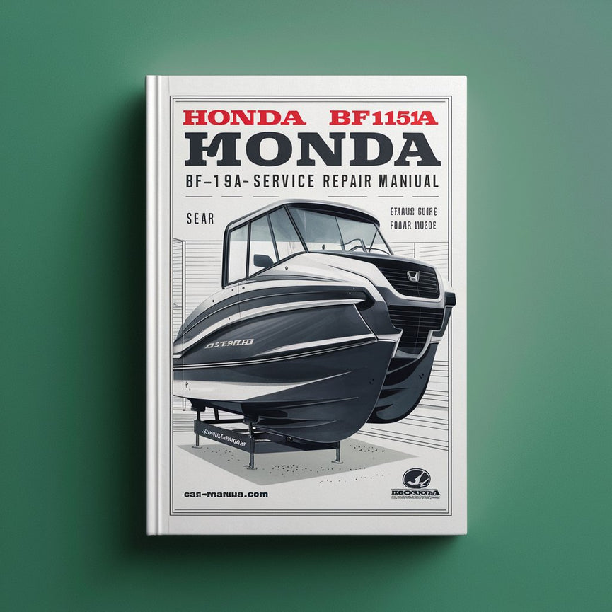 Honda BF115A BF130A Outboard motors Service Repair Manual PDF Download