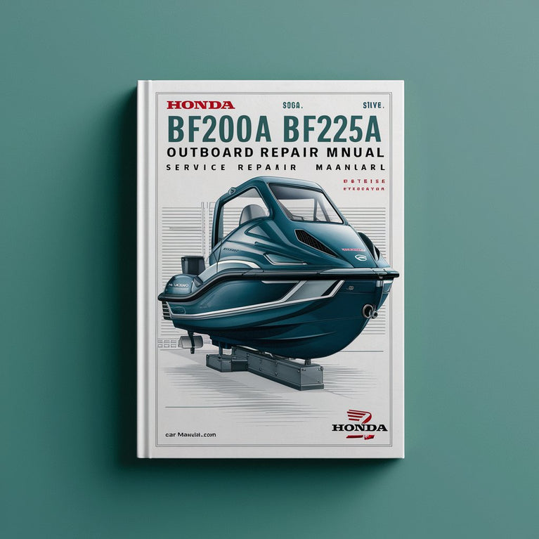 Honda BF200A BF225A Outboard motors Service Repair Manual PDF Download