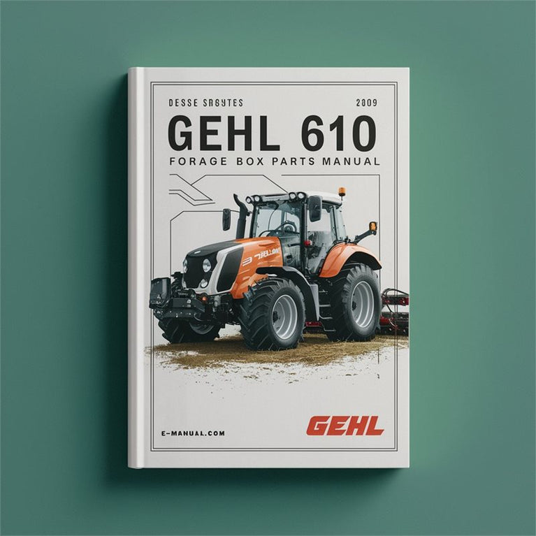 Gehl BU 610 Forage Box Parts Catalog PDF