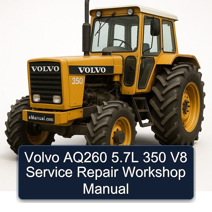 Volvo AQ260 5.7l 350 V8 Service Repair Workshop Manual PDF