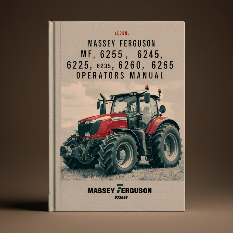 Massey Ferguson MF 6235 6245 6255 6260 6265 Bedienungsanleitung PDF-Download