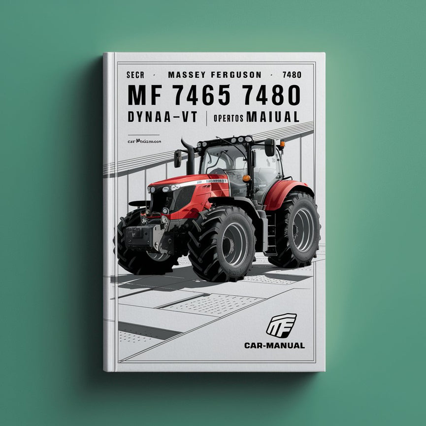 Massey Ferguson Mf 7465 7475 7480 Dyna-VT Operators Manual