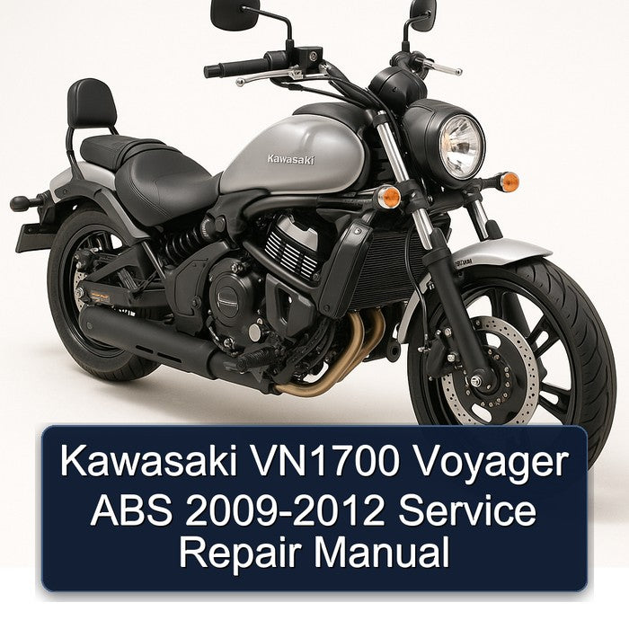 2009-2012 Kawasaki VN1700 Voyager ABS Service Repair Workshop Manual PDF