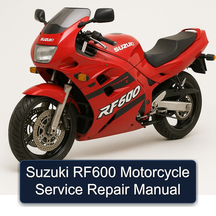 Suzuki RF600 Motorcycle Service Repair Workshop Manual PDF